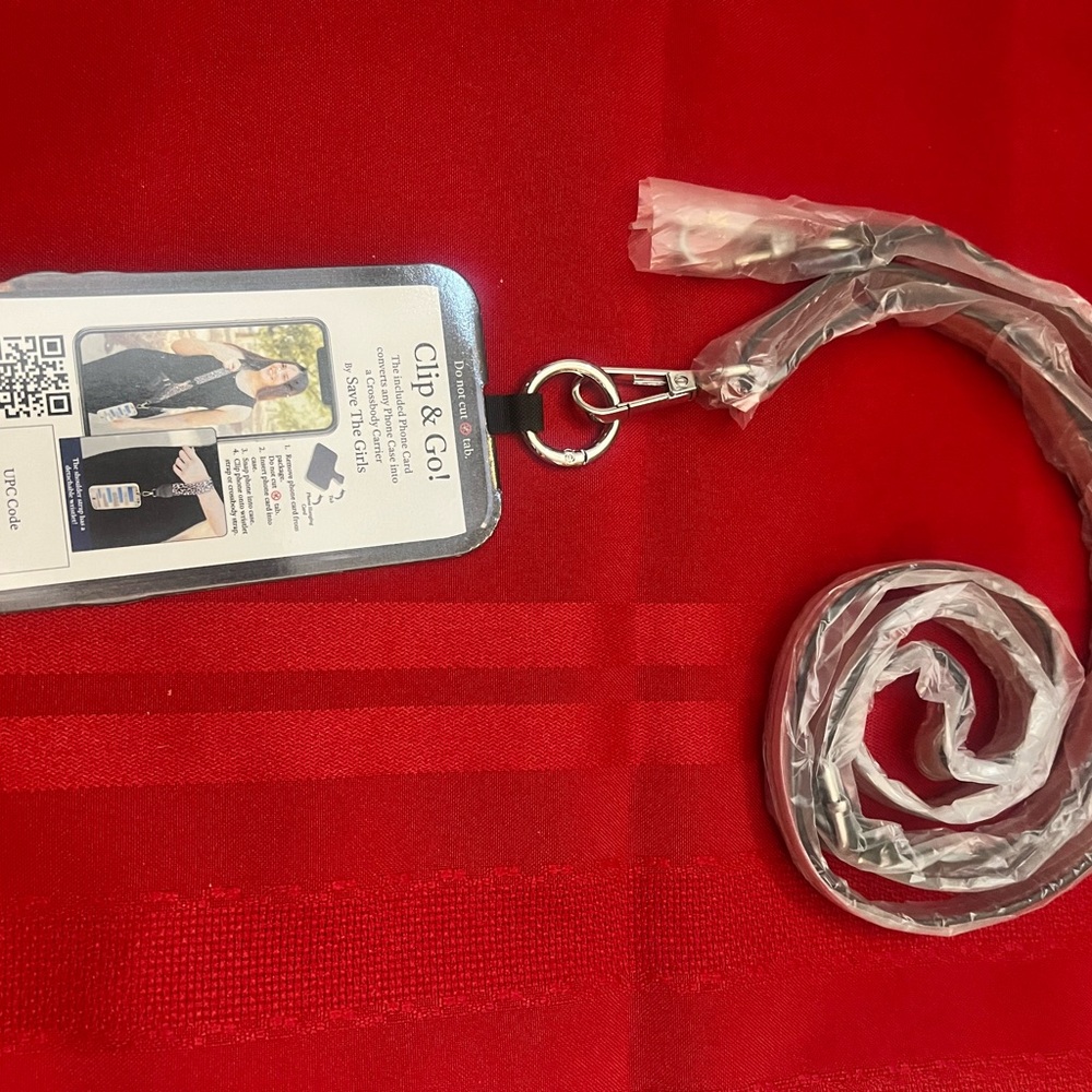 Teacher gift STG leather strap convert phone case to hands free lanyard holder - Picture 2 of 4